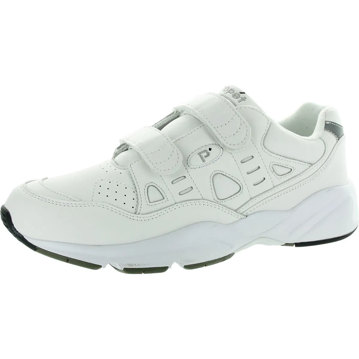 STABILITY WALKER STRAP Mens Solid Leather Running & Training Shoes
