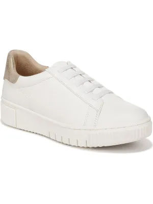 Tia StepIn Womens Faux Leather Slip On Athletic and Training Shoes