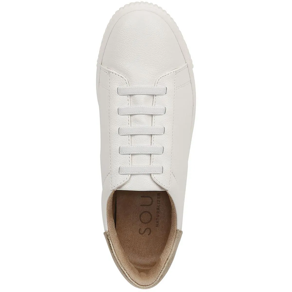 Tia StepIn Womens Faux Leather Slip On Athletic and Training Shoes