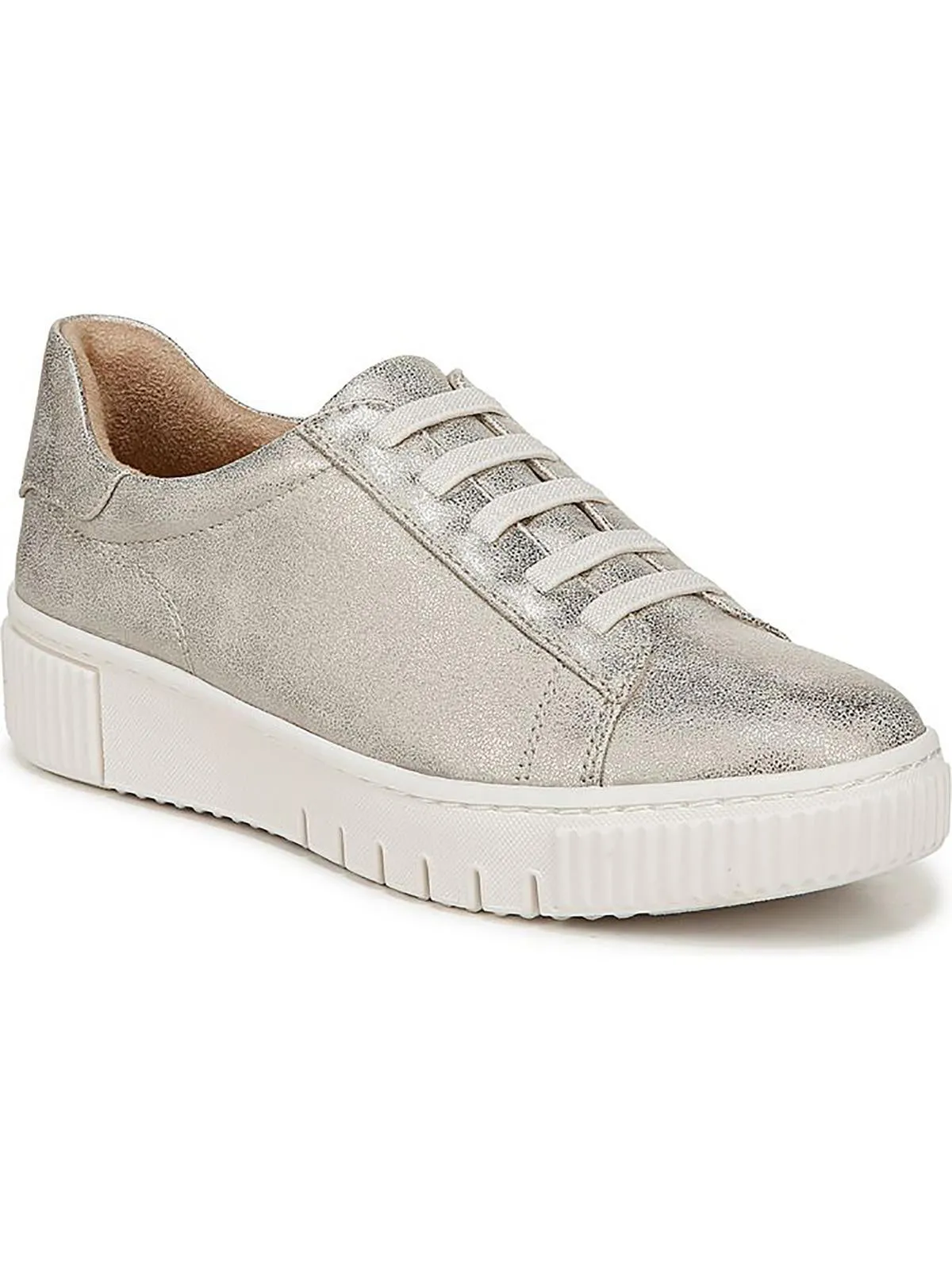 Tia StepIn Womens Faux Leather Slip On Athletic and Training Shoes