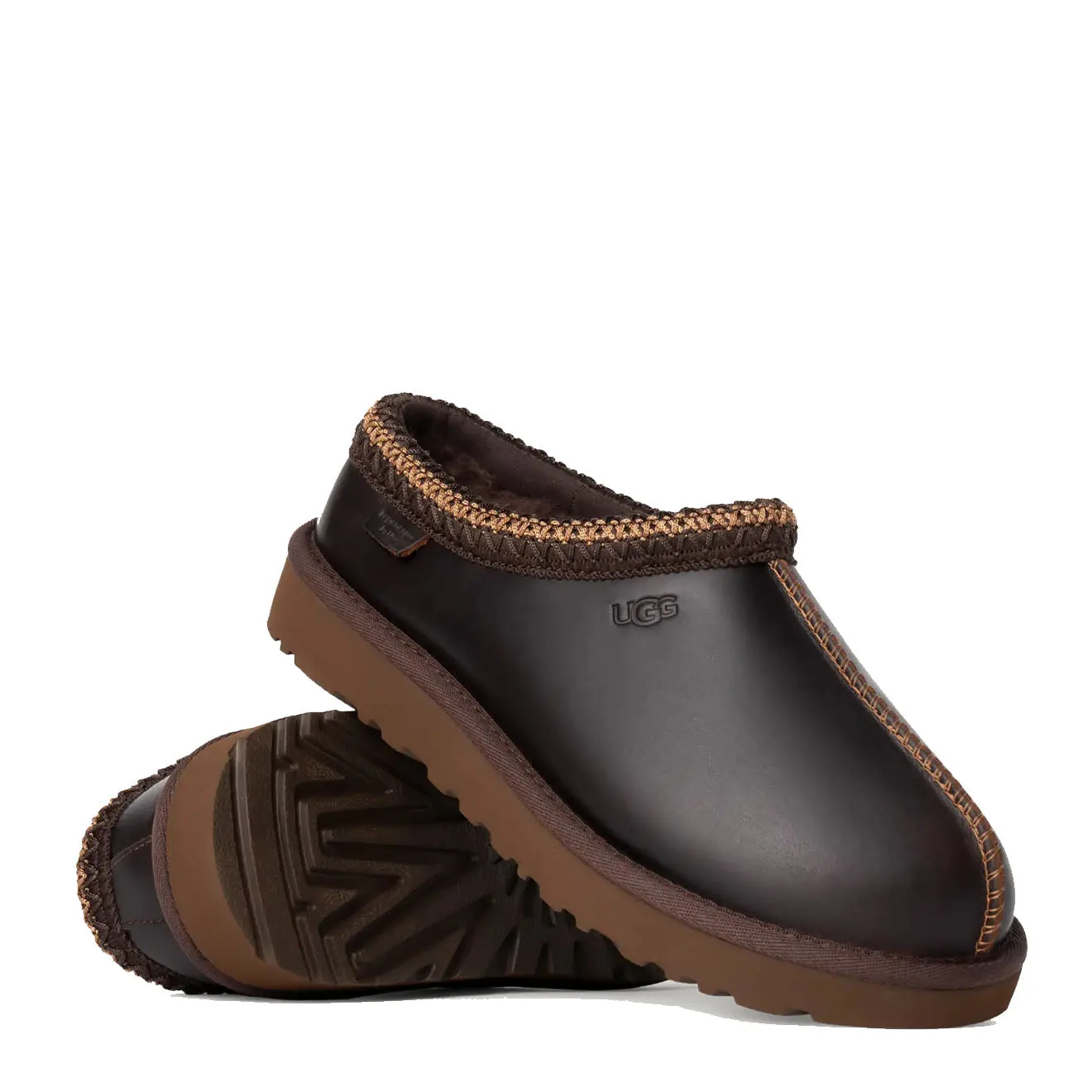 UGG Tasman Leather Regen Slipper Ironwood
