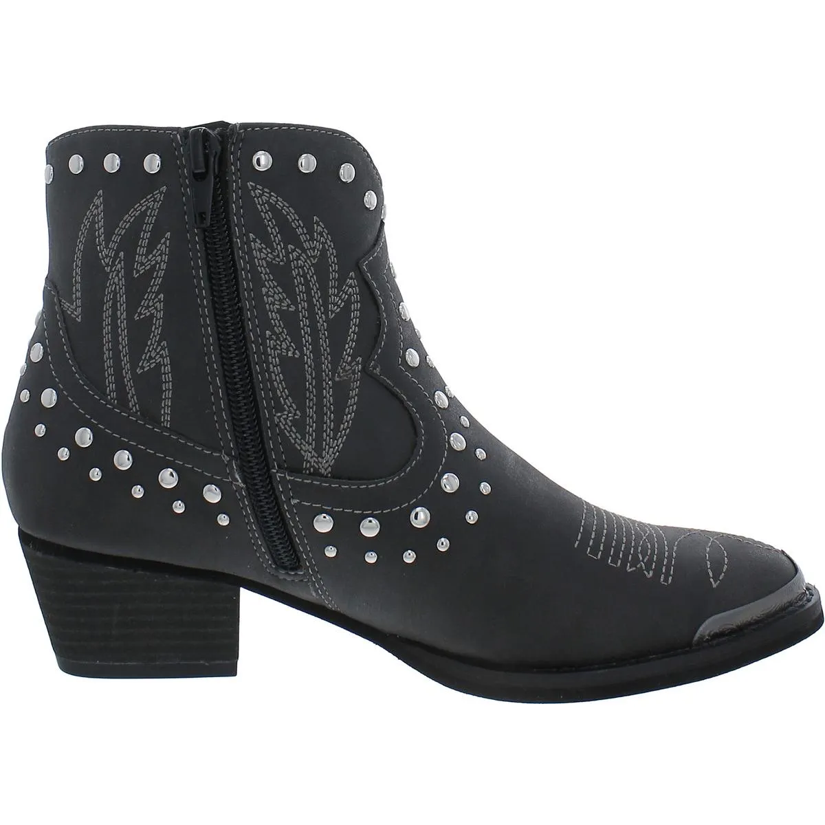 VERUCA Womens Faux Leather Casual Ankle Boots