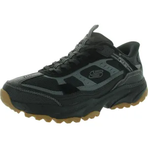 VIGOR  Mens Laceless Leather Running & Training Shoes