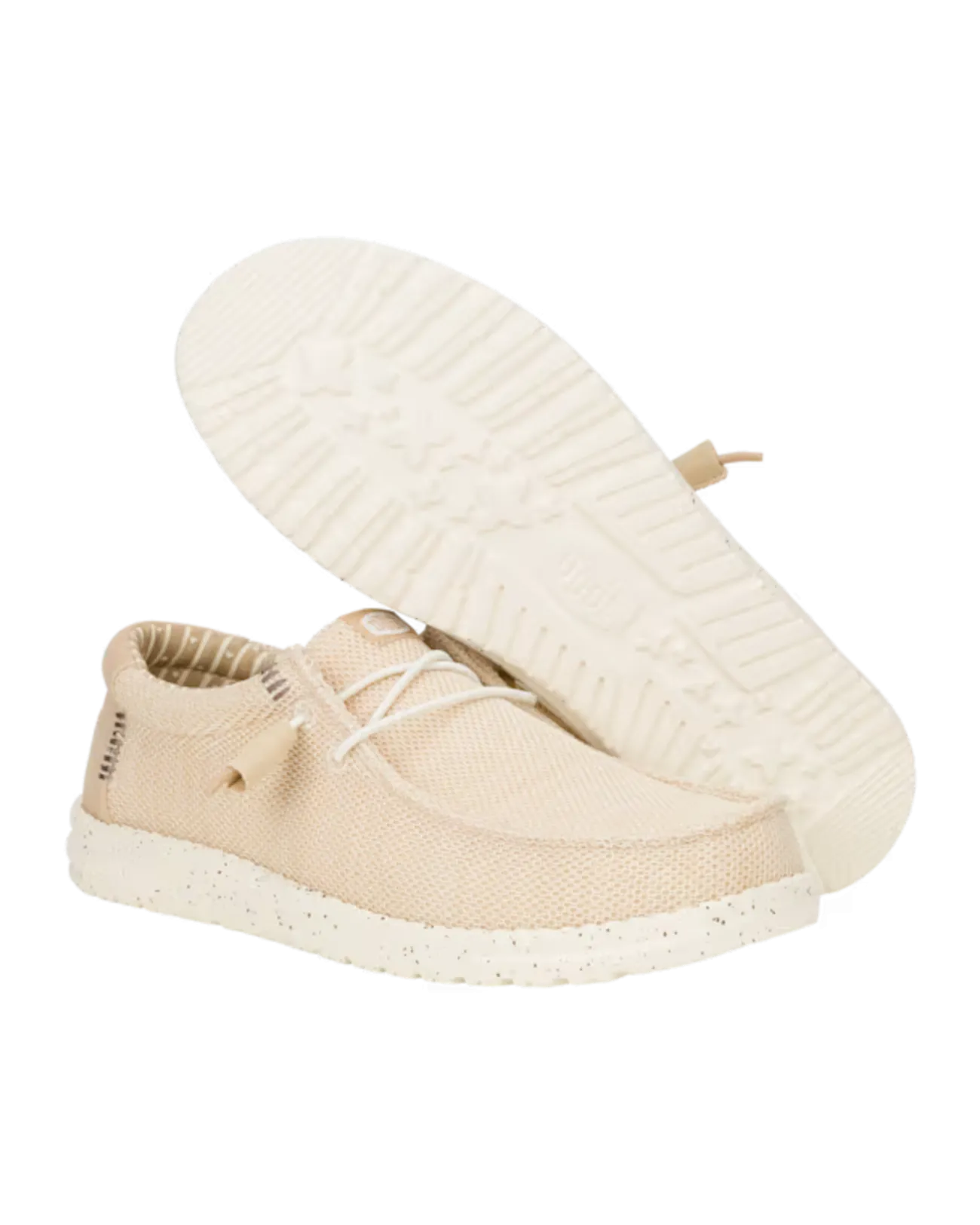 Wally Stretch Sox Shoes in Irish Cream & Egret