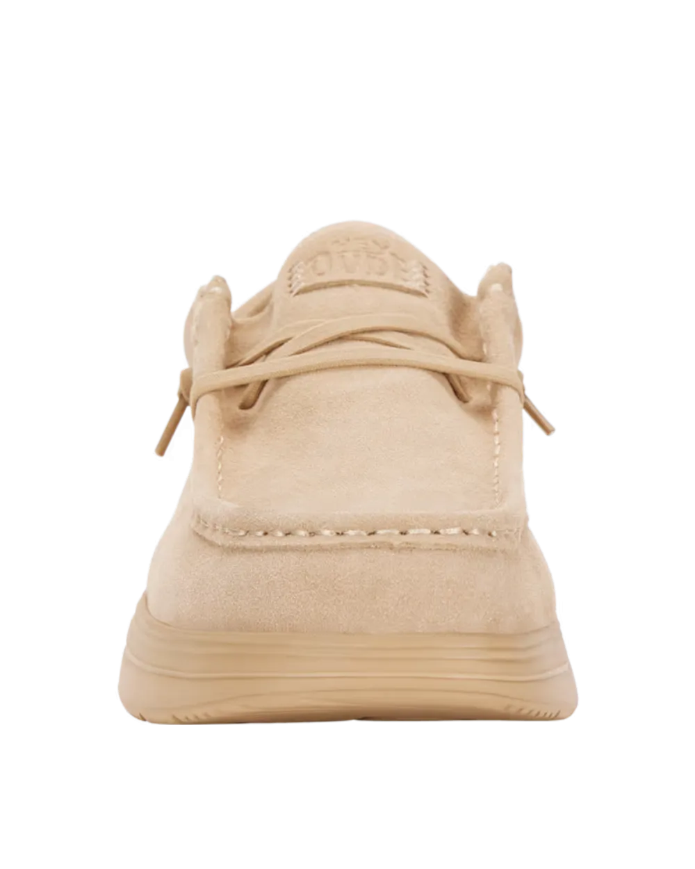 Wendy Comf Suede Shoes in Tan
