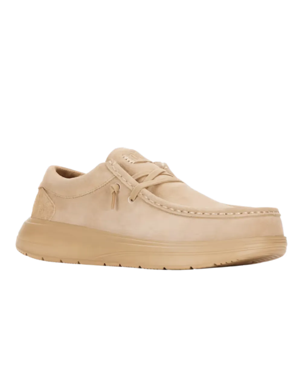 Wendy Comf Suede Shoes in Tan