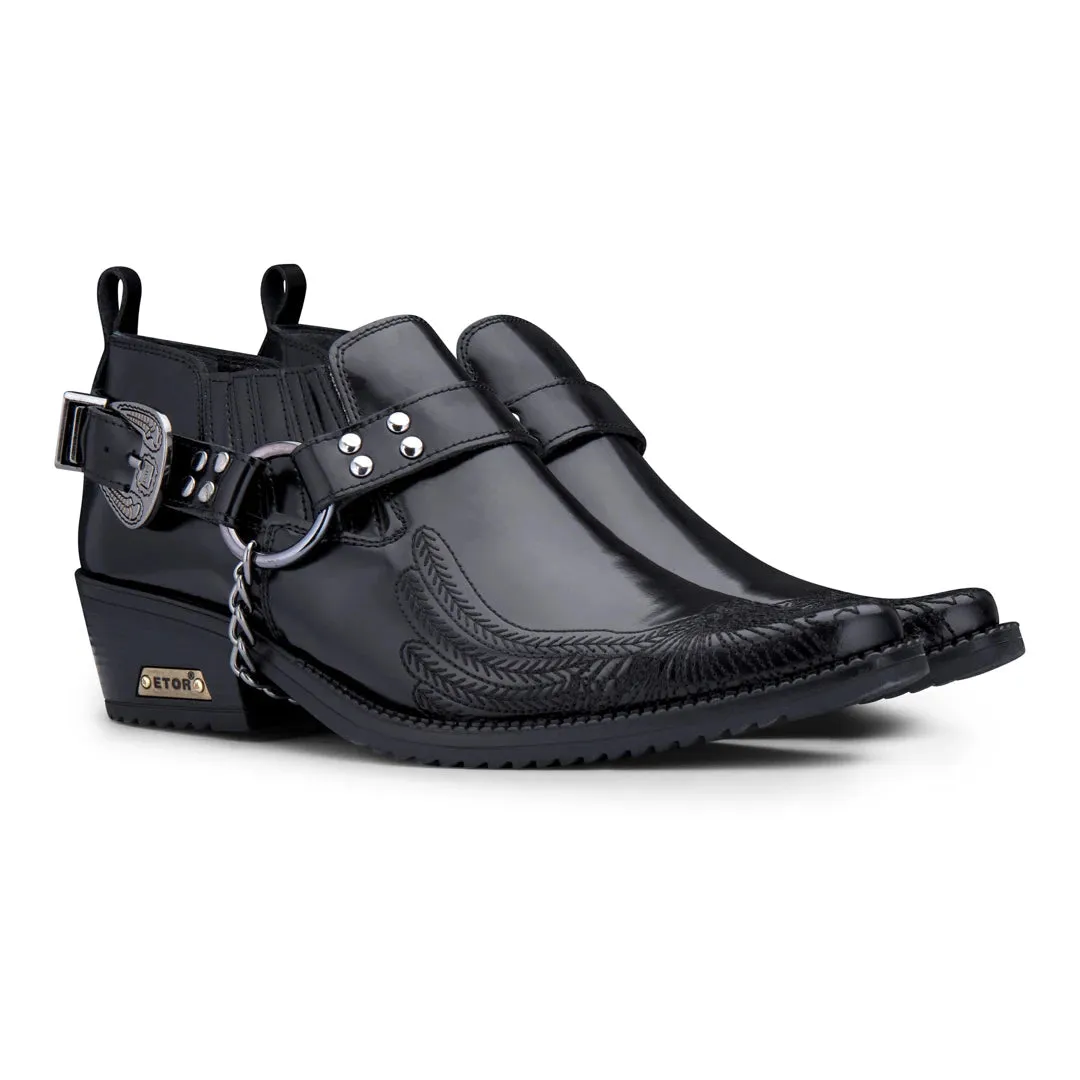 Western Cuban Heel Wincklepickers Shoes