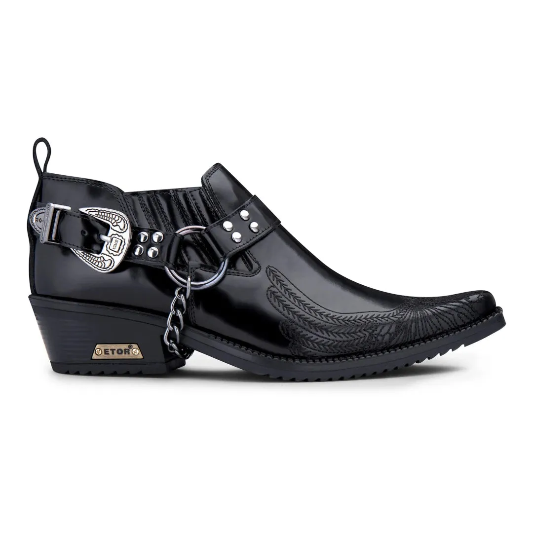 Western Cuban Heel Wincklepickers Shoes