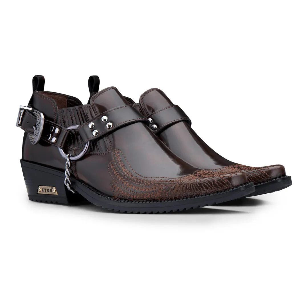 Western Cuban Heel Wincklepickers Shoes
