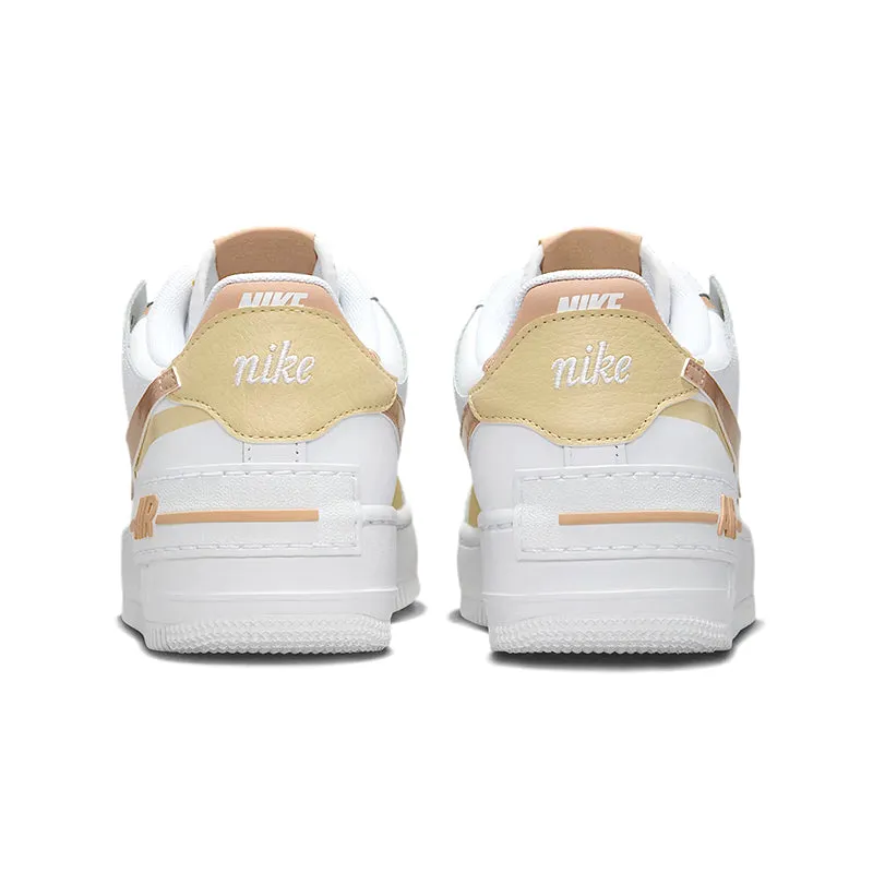 Women's Air Force 1 Shadow White/Hemp/Gold