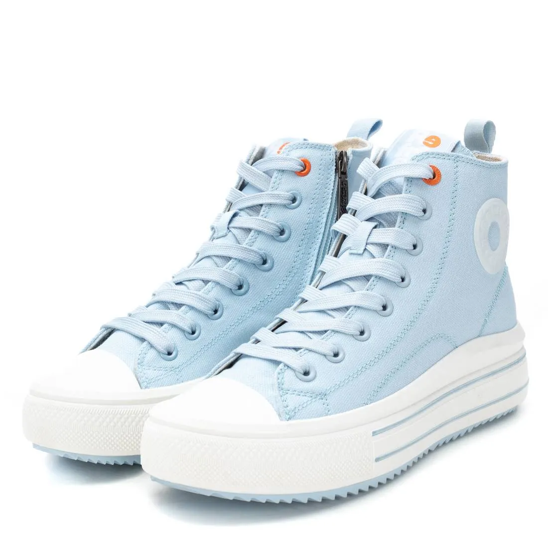 Women's Casual Canvas High Top Sneakers By XTI