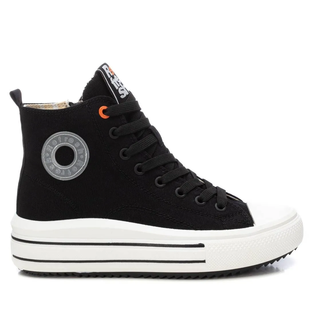Women's Casual Canvas High Top Sneakers By XTI