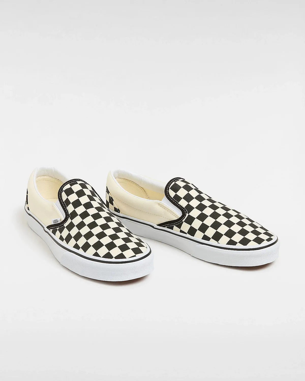 Womens Classic Slip On Shoes in Black & White