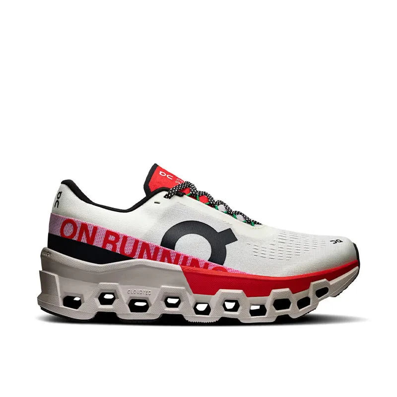 Women's Cloudmonster 2 Ivory/Red