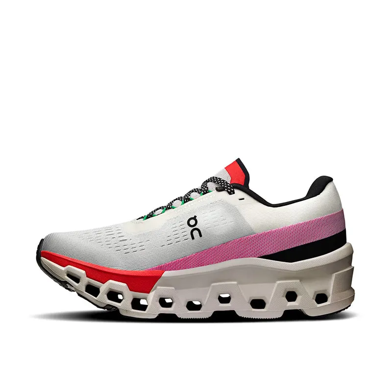 Women's Cloudmonster 2 Ivory/Red