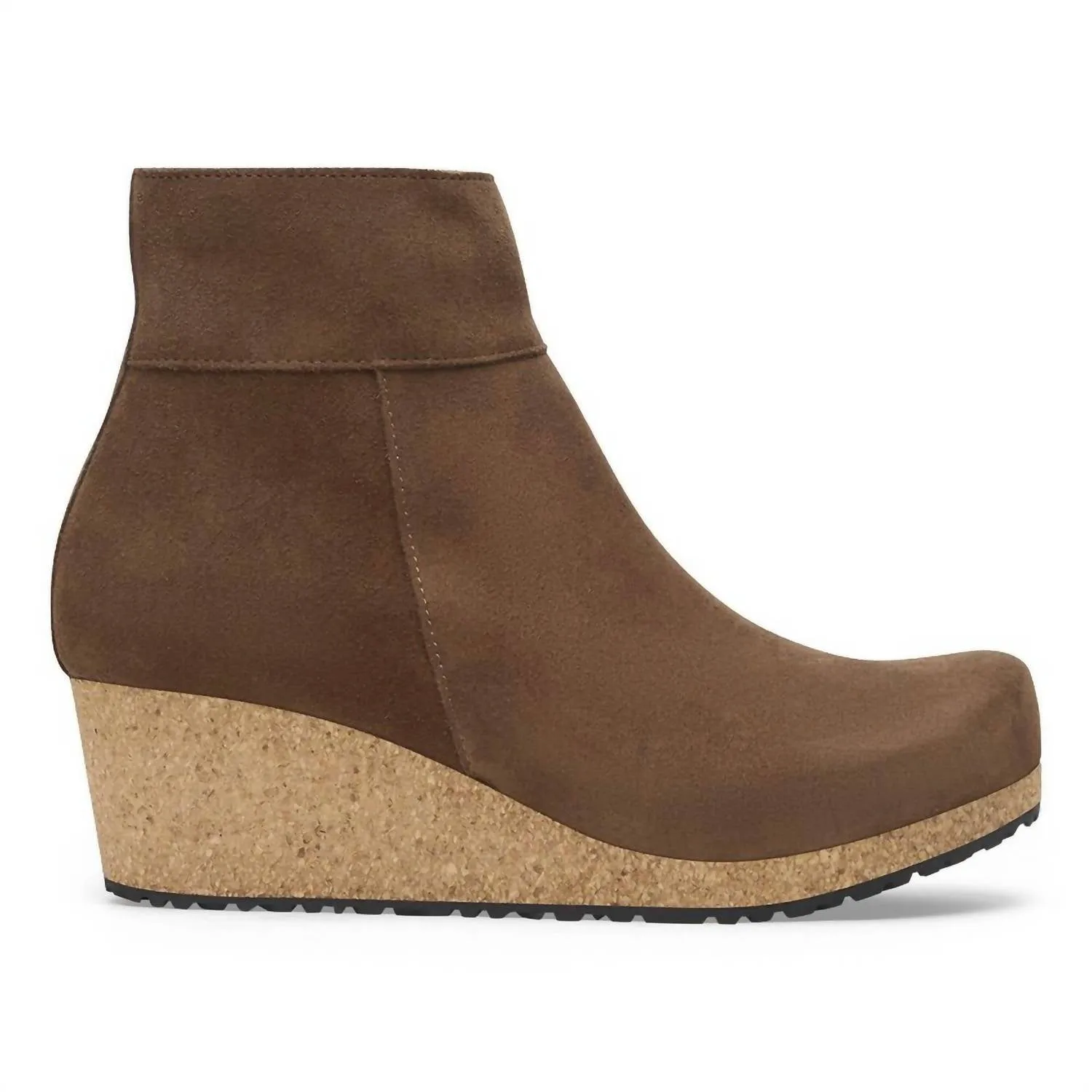 Women's Ebba Suede Leather Boot In Dark Tea