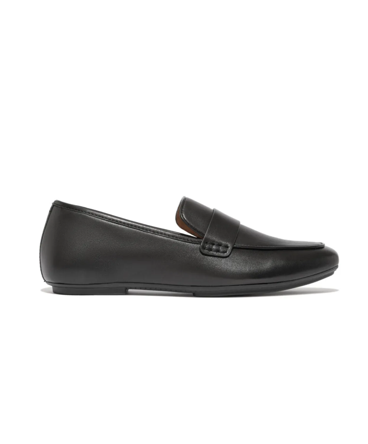 Womens Fitflop Shoes Fitflop Delicato Soft Leather Loafers Black