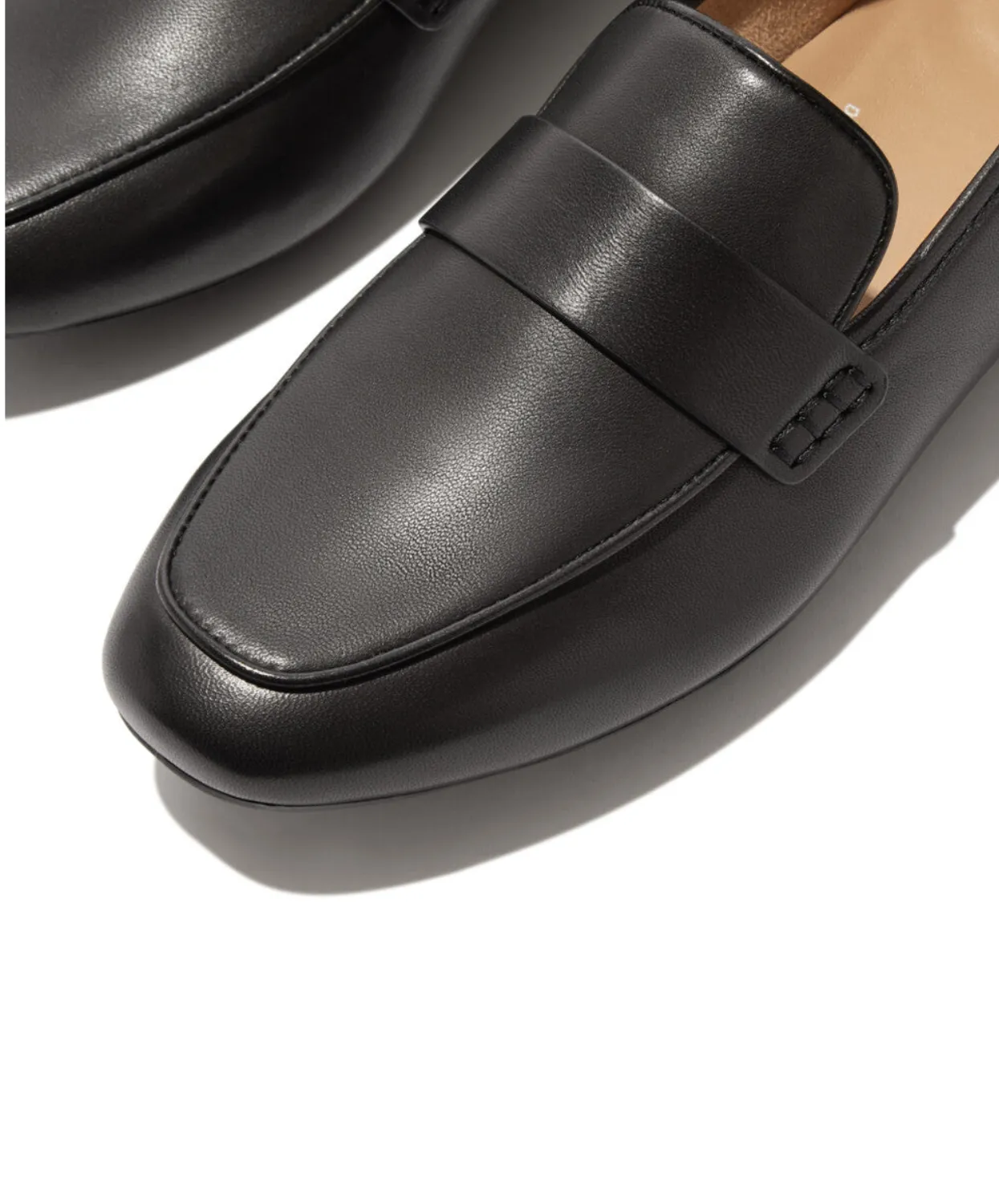 Womens Fitflop Shoes Fitflop Delicato Soft Leather Loafers Black