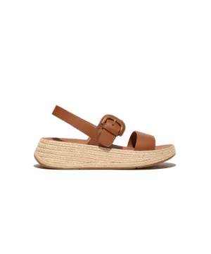 Womens Fitflop Shoes Fitflop F-Mode Espadrille Bucke L Flatform Sandals Tan