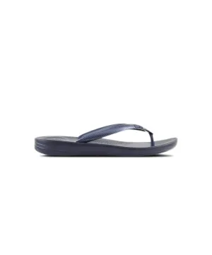 Womens Fitflop Shoes FitFlop iQushion Ergonomic Thongs Navy