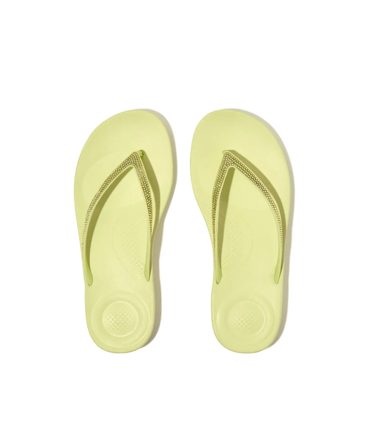 Womens Fitflop Shoes Fitflop iQushion Sparkle Lime