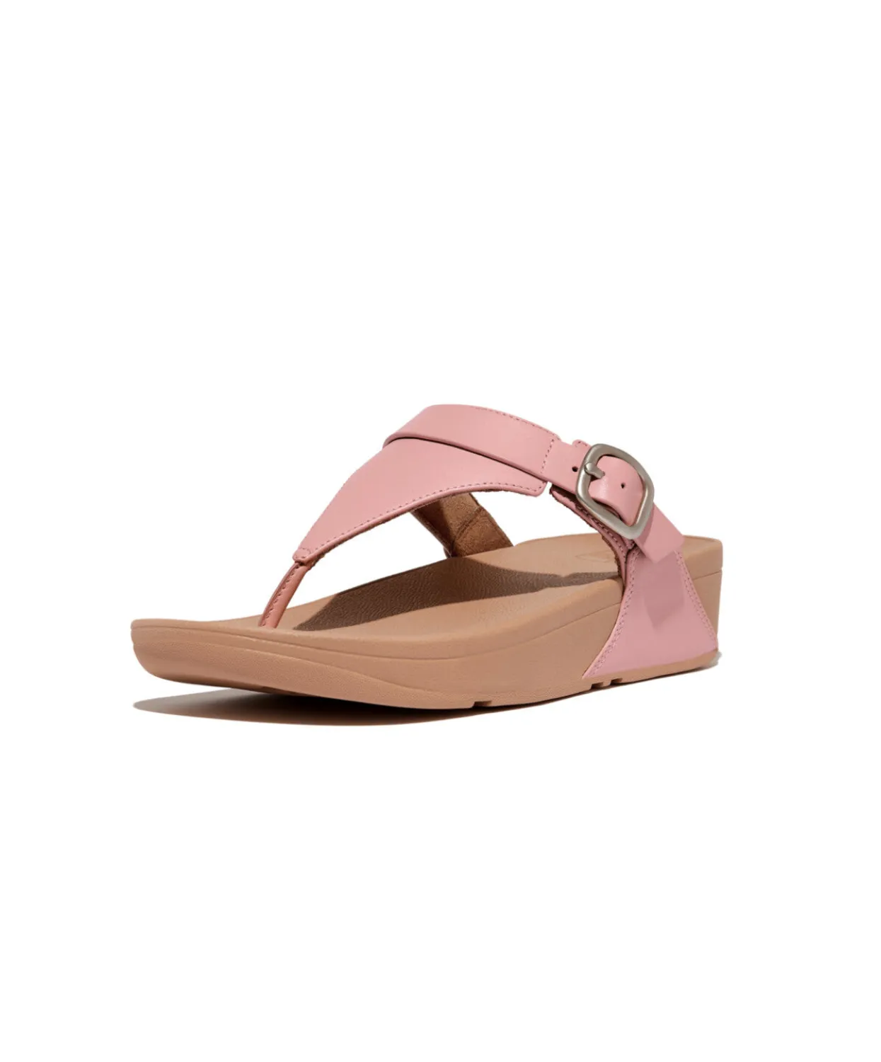Womens Fitflop Shoes FitFlop Lulu Adjustable Leather Toe Post Sandals Pink