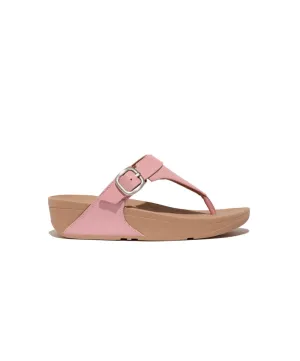 Womens Fitflop Shoes FitFlop Lulu Adjustable Leather Toe Post Sandals Pink