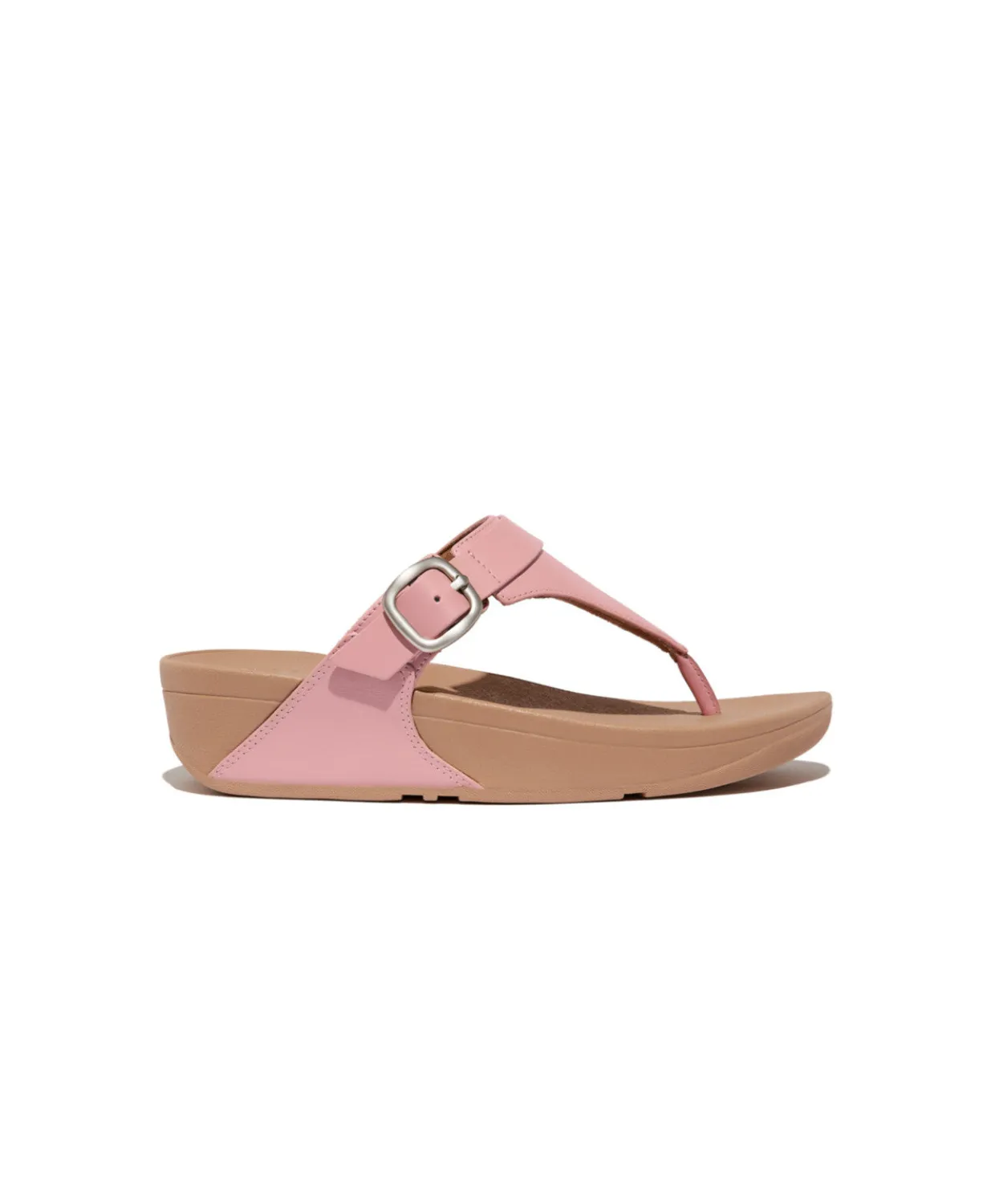 Womens Fitflop Shoes FitFlop Lulu Adjustable Leather Toe Post Sandals Pink