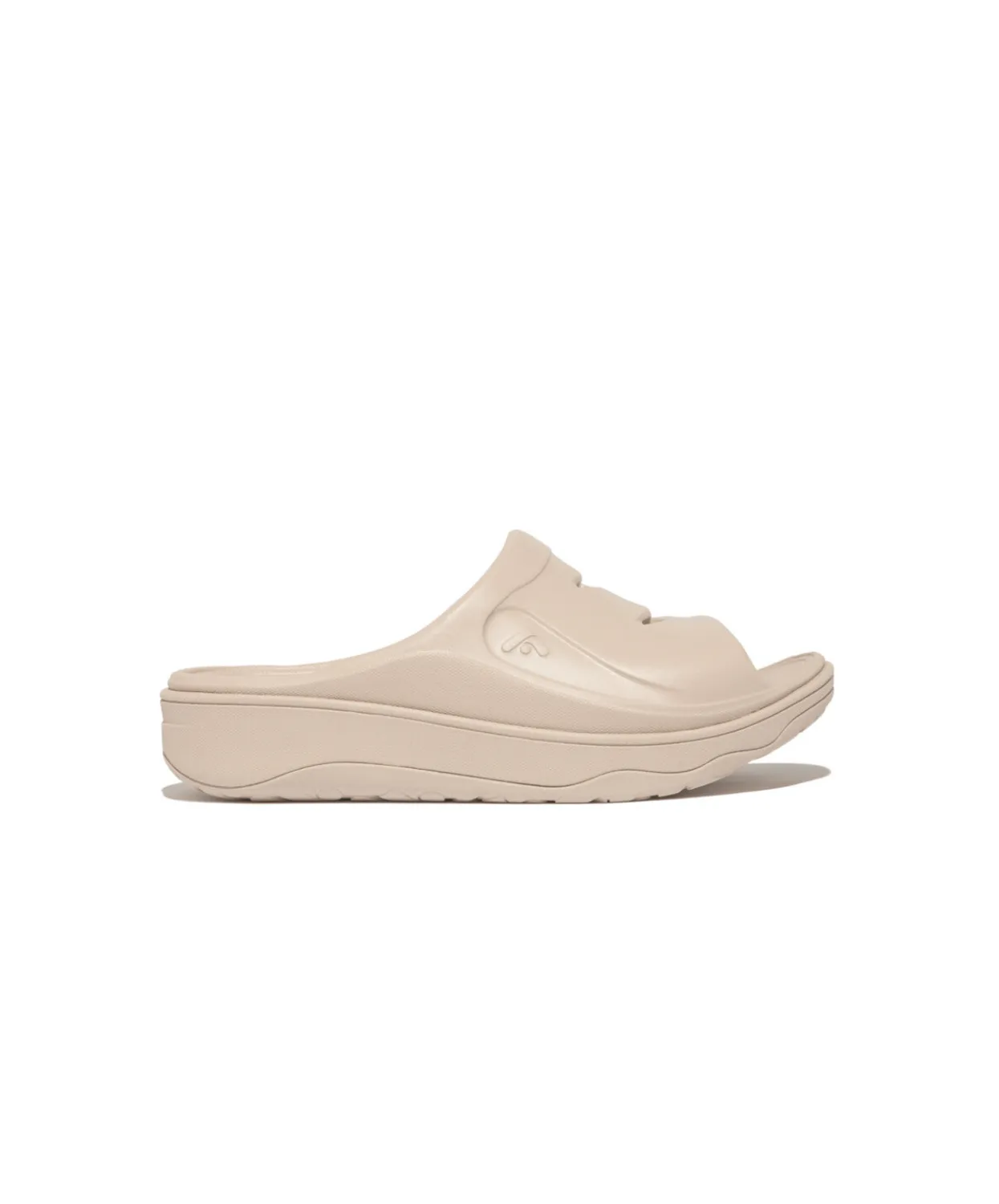 Womens Fitflop Shoes Fitflop Relief Recovery Slides Beige