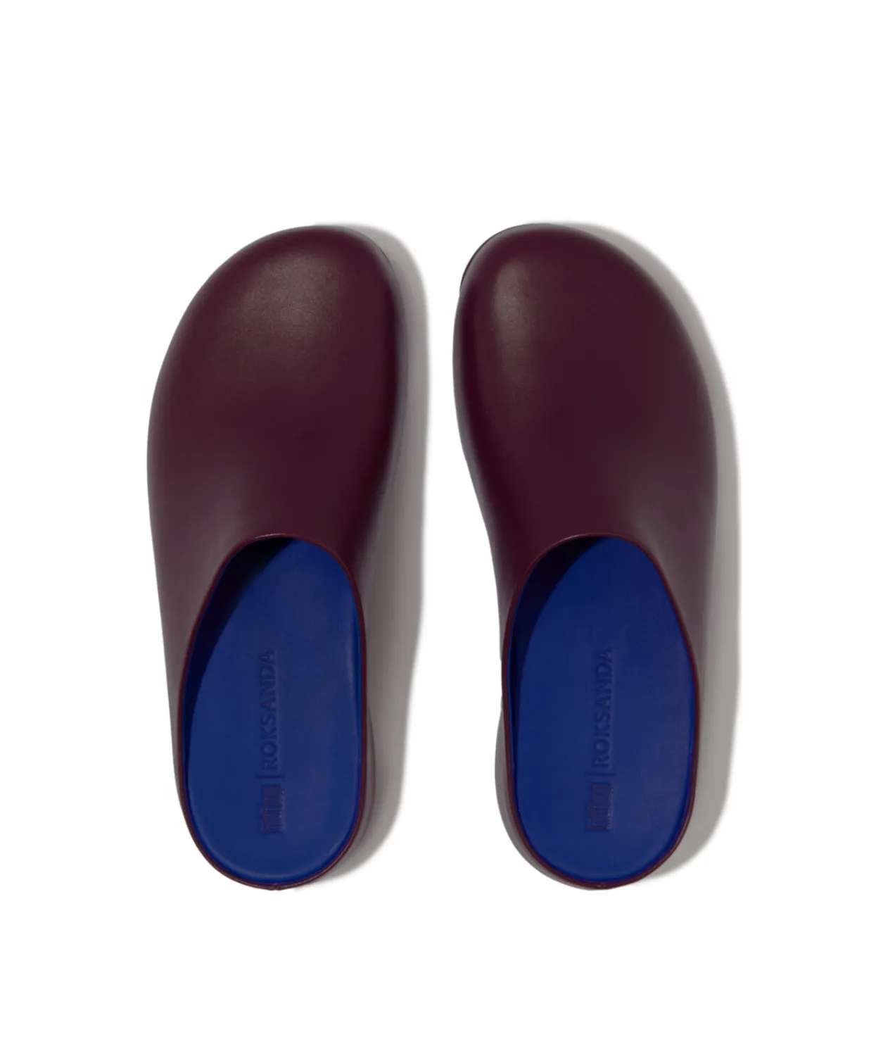 Womens Fitflop Shoes Fitflop Shuv x Roksanda Leather Clog Merlot