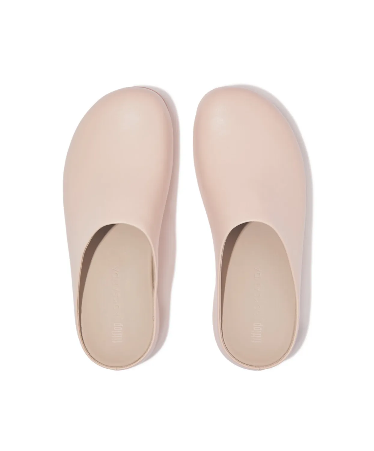 Womens Fitflop Shoes Fitflop Shuv x Roksanda Leather Clog Oyster Sand