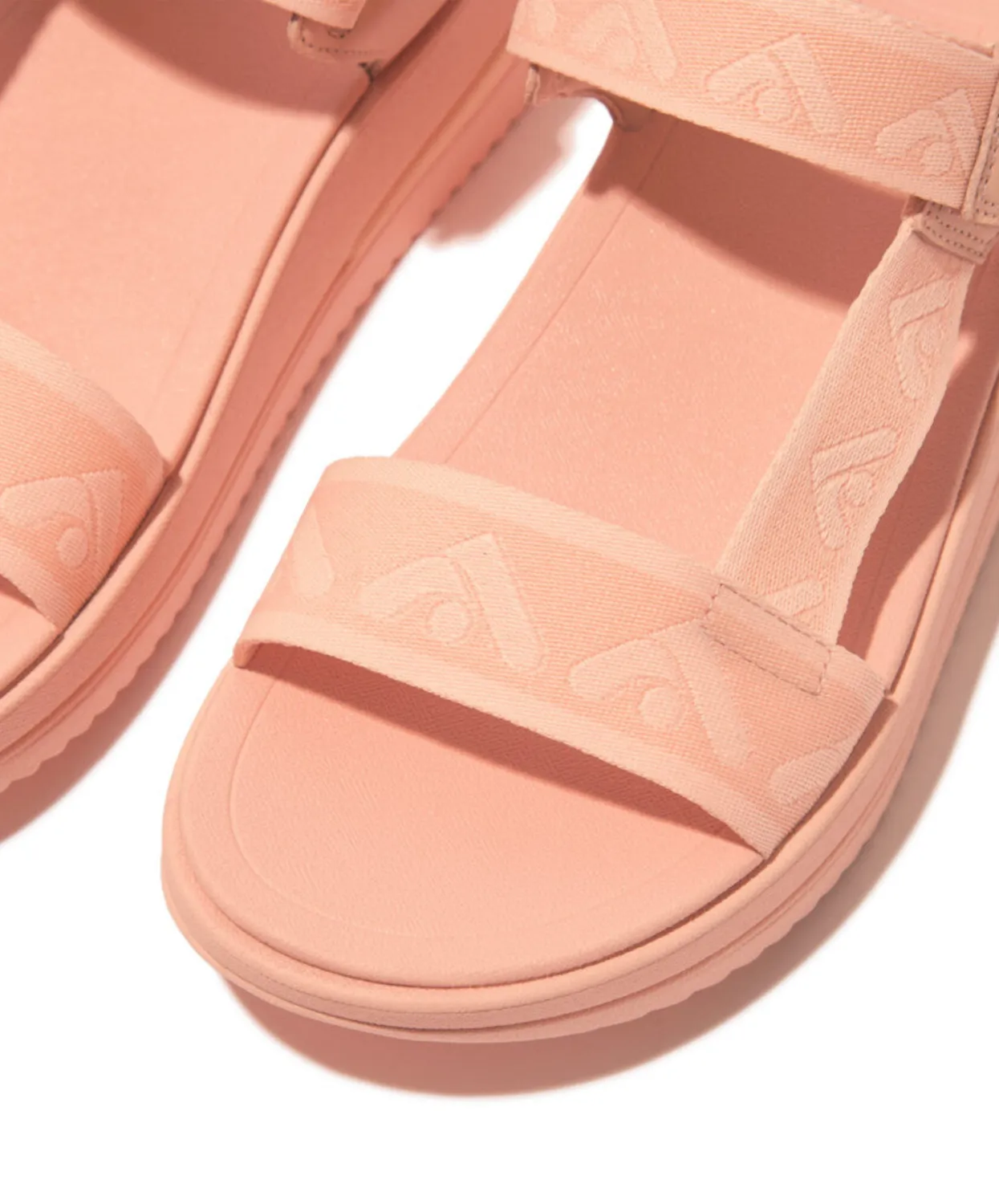 Womens Fitflop Shoes Fitflop Surff Webbing Back Strap Sandals Blushy
