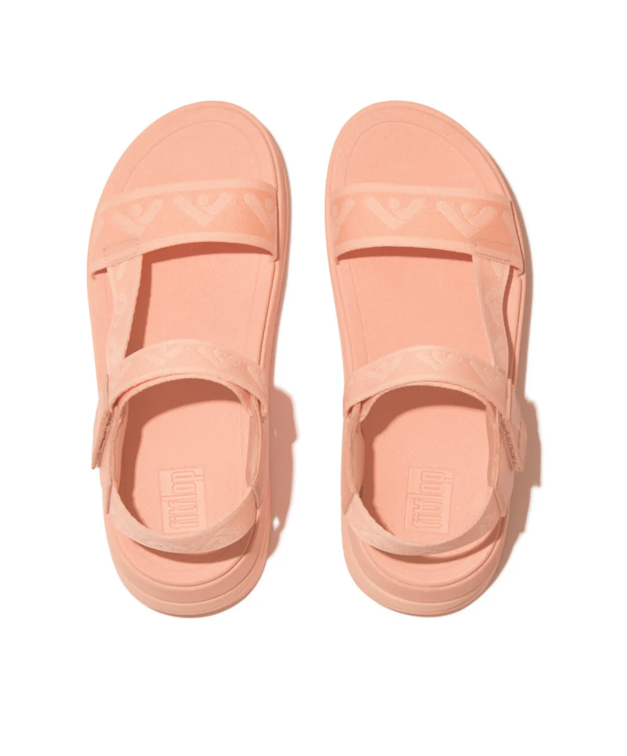 Womens Fitflop Shoes Fitflop Surff Webbing Back Strap Sandals Blushy