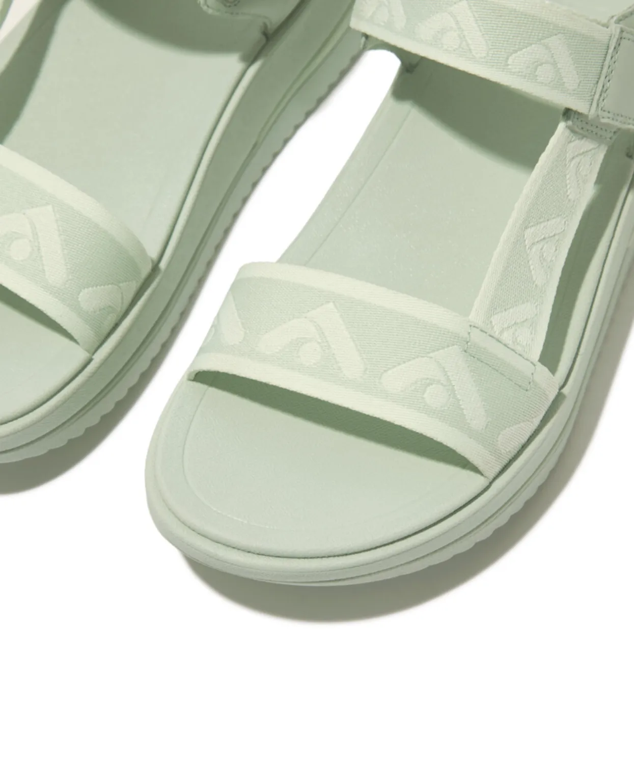 Womens Fitflop Shoes Fitflop Surff Webbing Back Strap Sandals Sage Brush