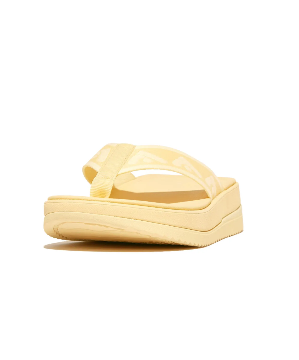 Womens Fitflop Shoes Fitflop Surff Webbing Toe Post Sandals Mellow Yellow