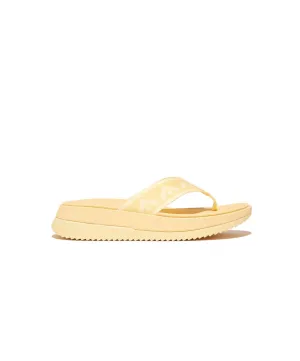 Womens Fitflop Shoes Fitflop Surff Webbing Toe Post Sandals Mellow Yellow
