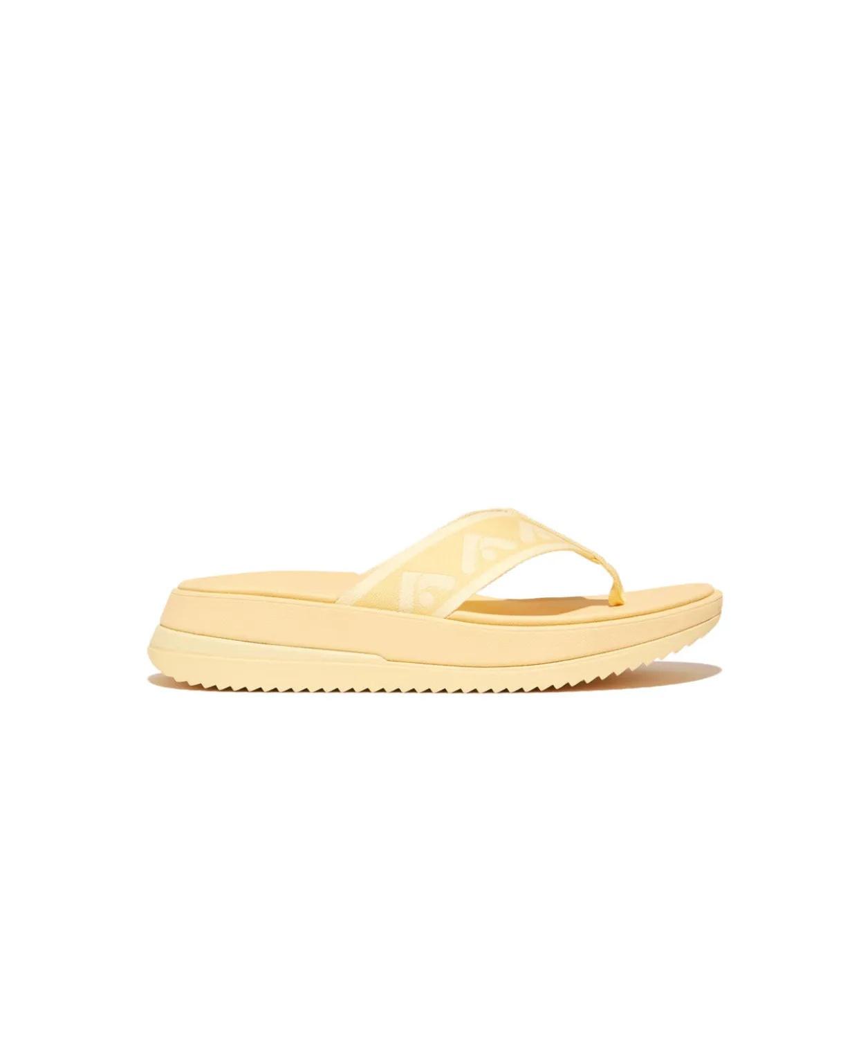 Womens Fitflop Shoes Fitflop Surff Webbing Toe Post Sandals Mellow Yellow