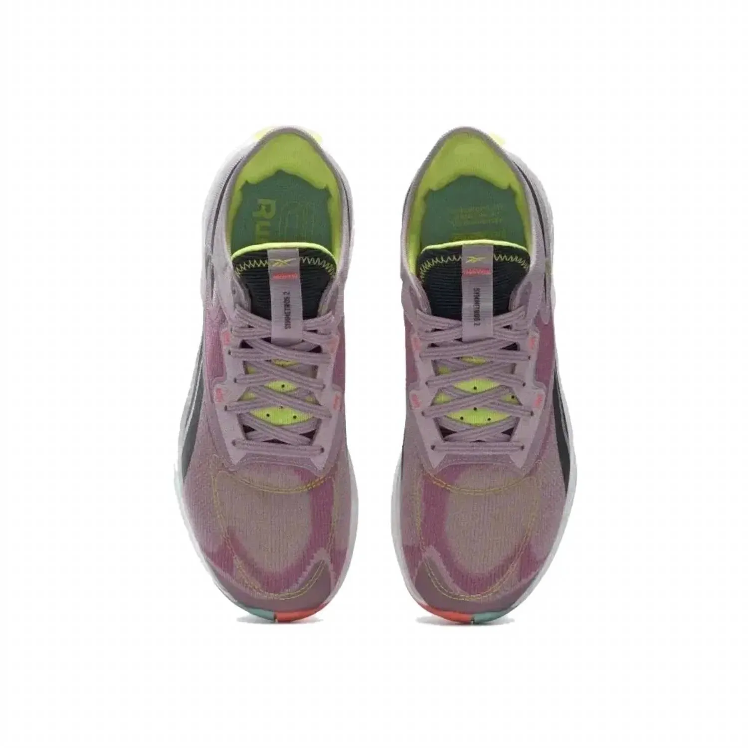 Women's Floatride Energy Symmetro 2 Running Shoes In Infused Lilac / Acid Yellow / Semi Classic Teal