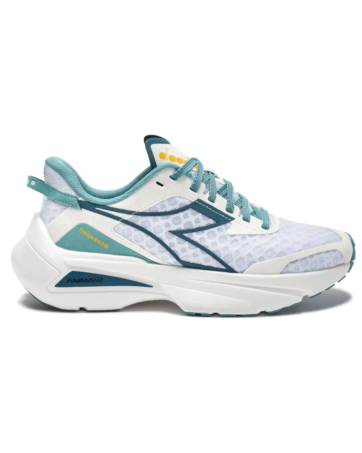 Women's Frequenza Running Shoes In White/colonial Bl/dusty Turquois