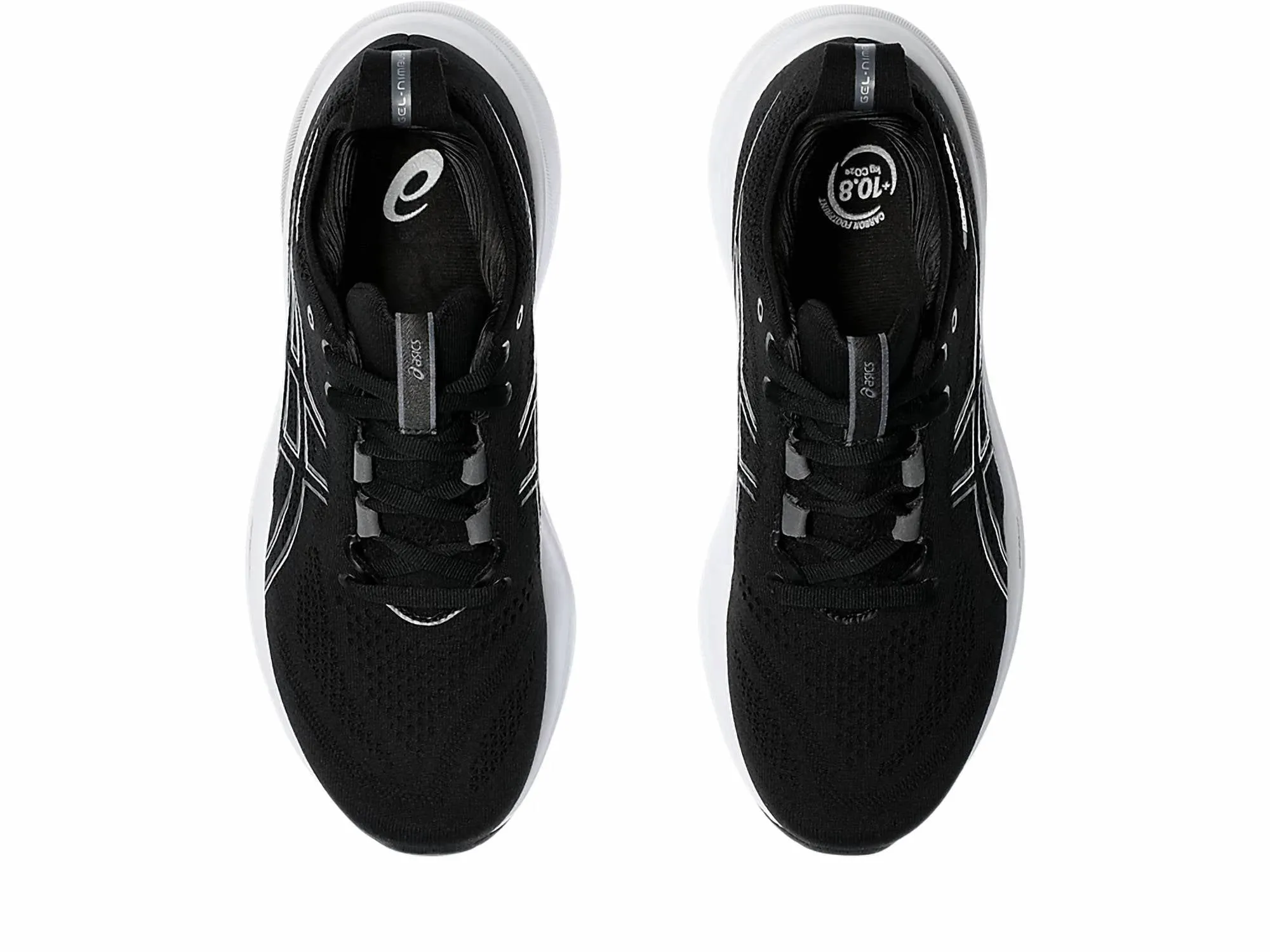 Women's Gel Nimbus 26 Running Shoes In Black/graphite Grey