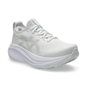 Women's Gel-Nimbus 27 White/Glacier Grey