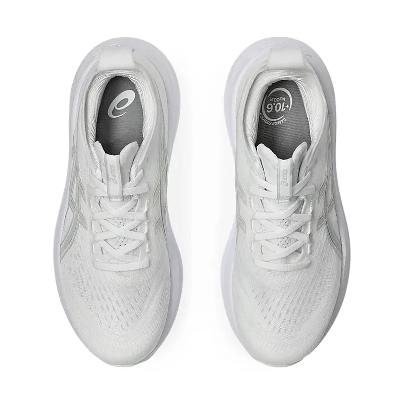 Women's Gel-Nimbus 27 White/Glacier Grey