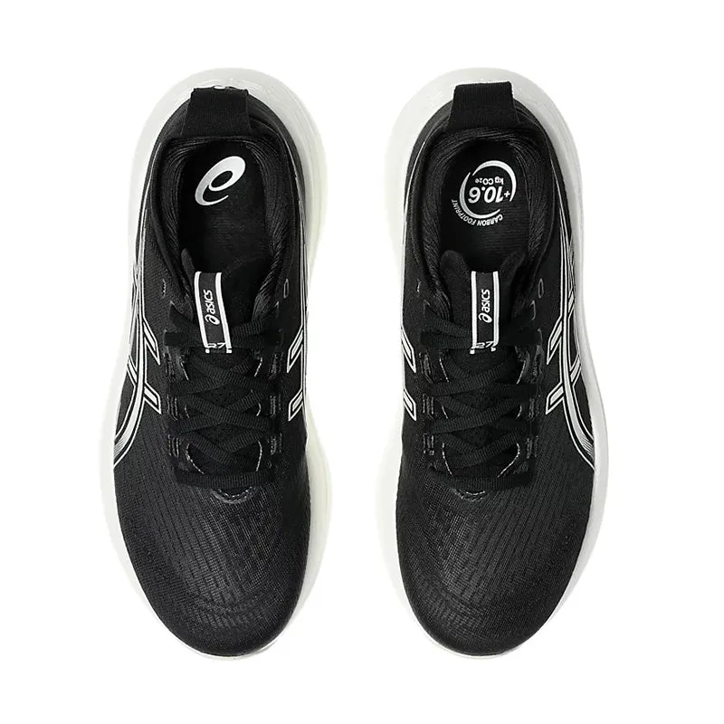 Women's Gel-Nimbus 27 (WIDE) Black/Lake Grey