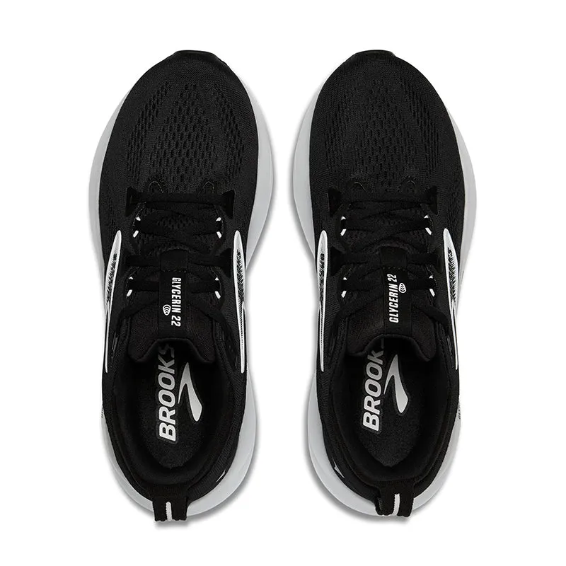 Women's Glycerin 22 (WIDE) Black/Grey/White