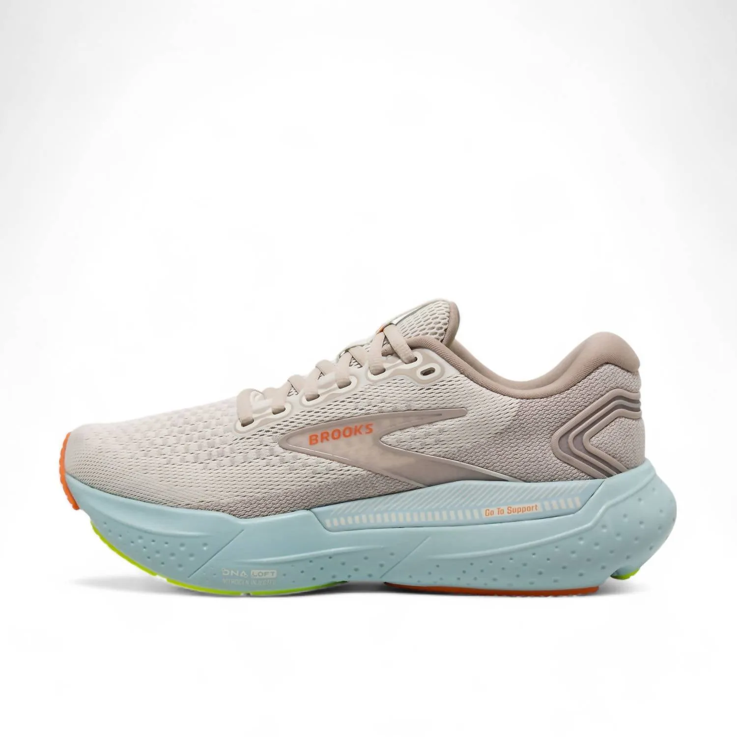Women's Glycerin Gts 21 Running Shoes In Coconut/aqua/sunset