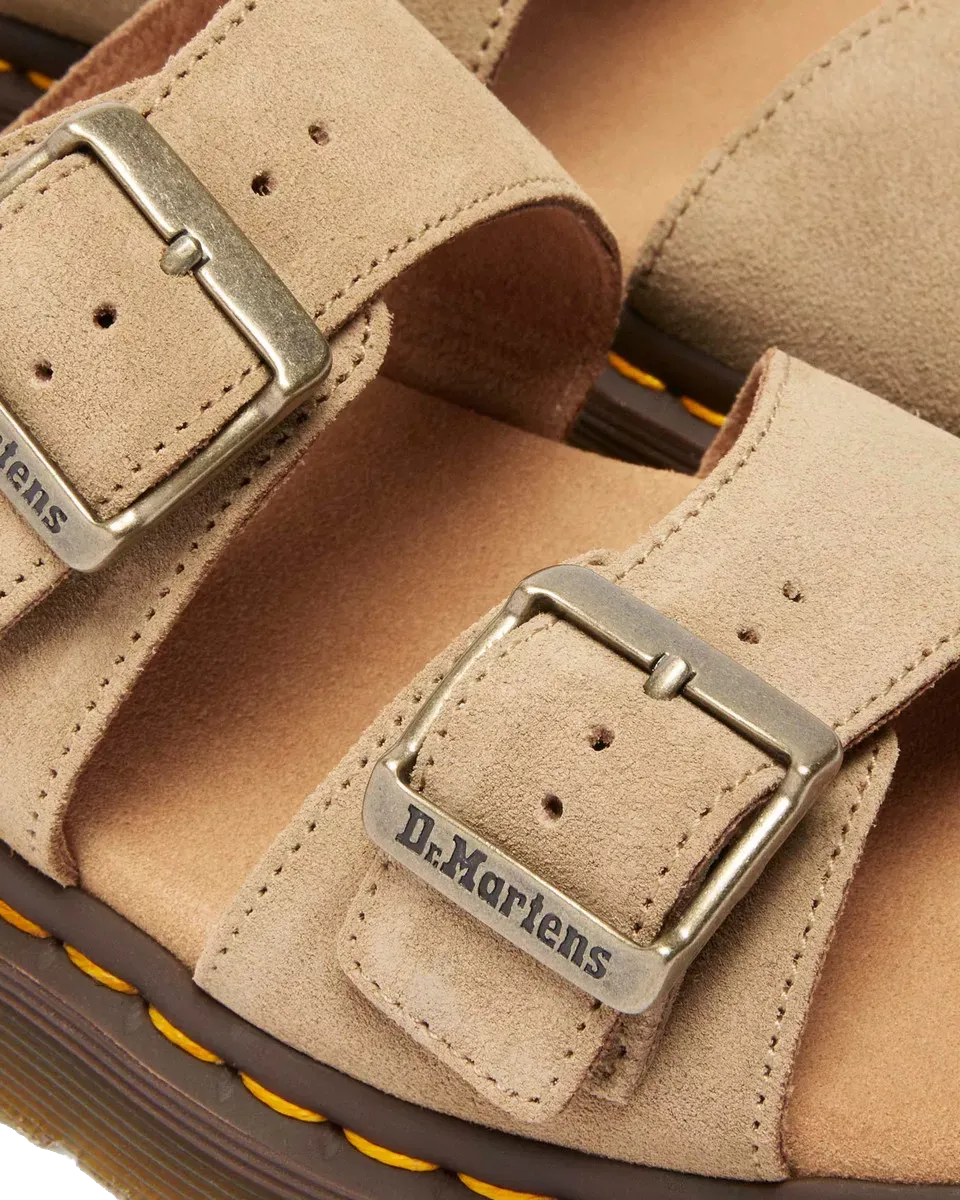 Womens Josef Bronx Suede Sandals in Savannah Tan