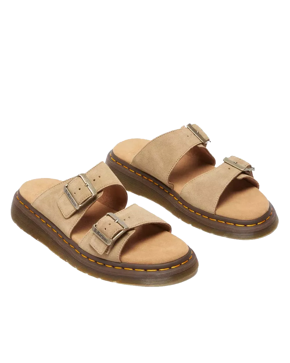 Womens Josef Bronx Suede Sandals in Savannah Tan