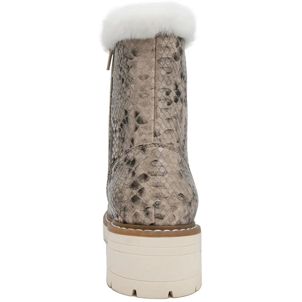 Womens Leather Ankle Winter & Snow Boots