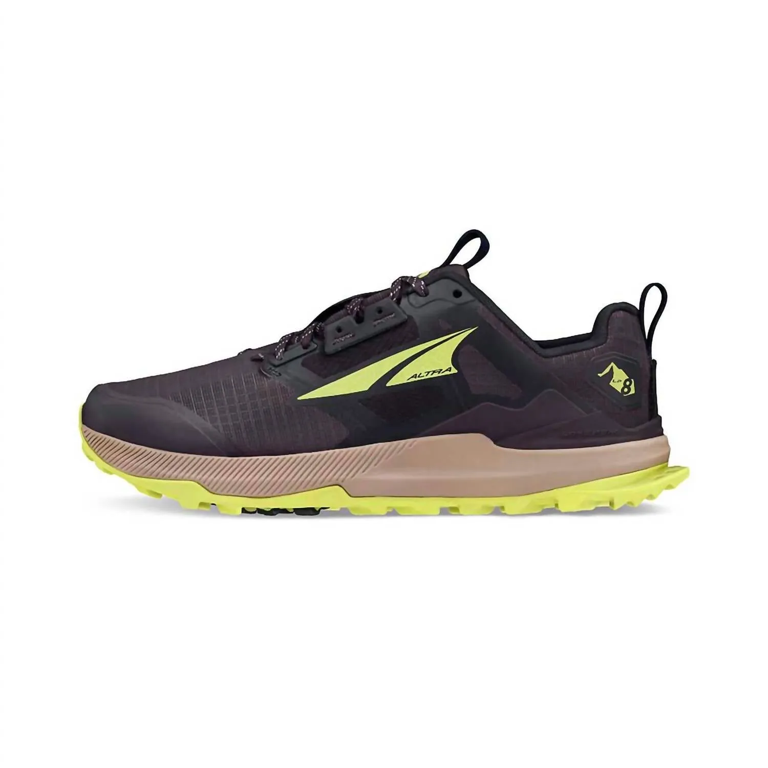 Women's Lone Peak 8 Trail Running Shoes In Dark Purple