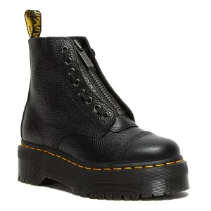 Women's Quad Retro Black Milled Nappa